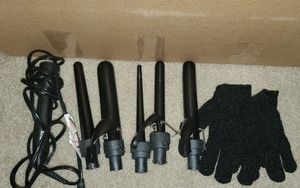5 Piece Curling rods & wands